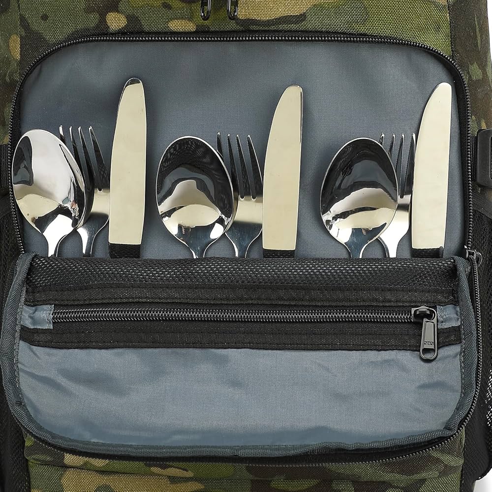 Kalesi 36-Can Insulated Cooler Backpack (Black)