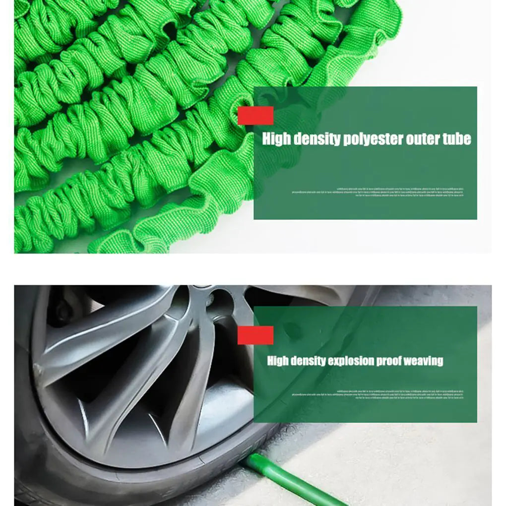 Expandable Garden Water Hose 25-100FT with Spray Nozzle