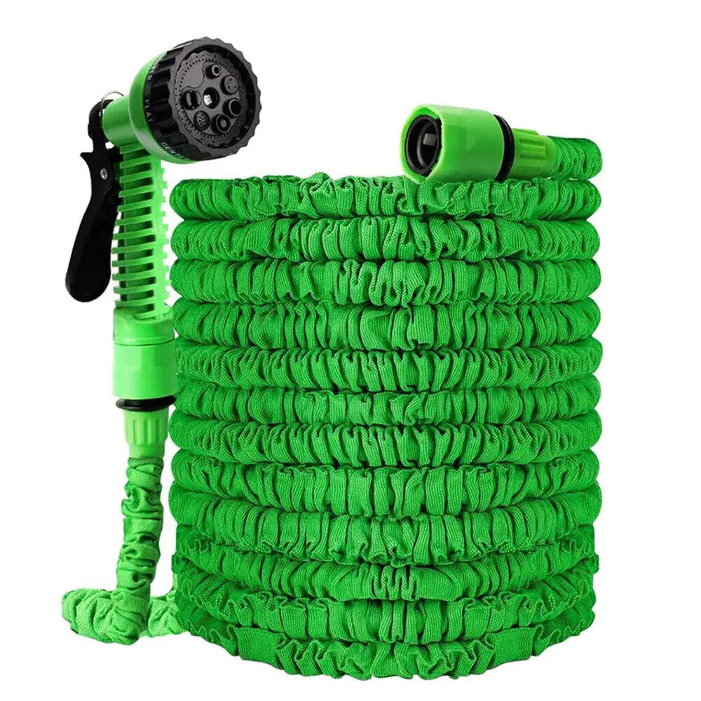 Expandable Garden Water Hose 25-100FT with Spray Nozzle