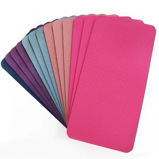 TPE Non-Slip Yoga & Exercise Mat (34×17×0.8 cm)